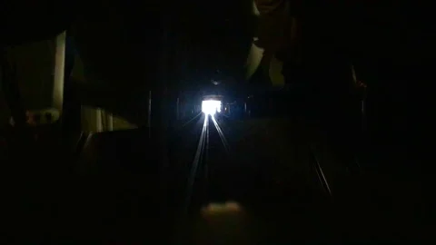 Automatic Metro Subway Train Stock Footage 112321659