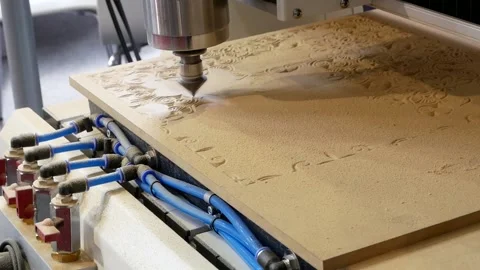 The automatic milling plotter Stock Footage 190406029