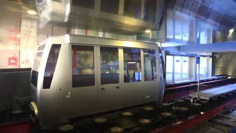 Automatic mini-metro Stock Footage 149501046