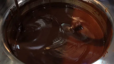 Automatic mixing of hot chocolate. Close-up Video stock 126157911