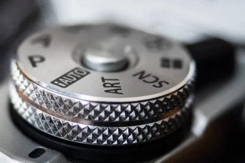 Automatic mode on a camera Stock Photos