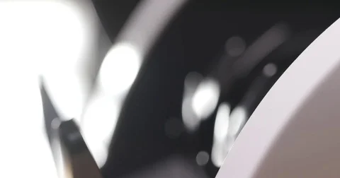 Automatic money counting machine counting Hong Kong dollar Stock Footage 85088935