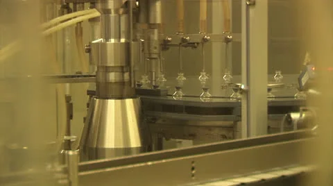 Automatic packaging of medicinal products Stock Footage 24951603