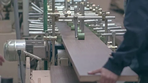 Automatic packing polyethylene product Stock Footage 85244966