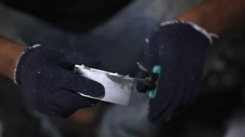 Automatic paper sheet printing machine .industrial 4.0 Stock Footage 297758339