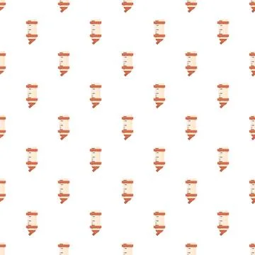 Automatic pet feeder water dispenser seamless pattern background イラスト素材