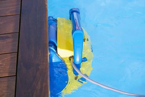 Automatic pool cleaners. Stock Photos