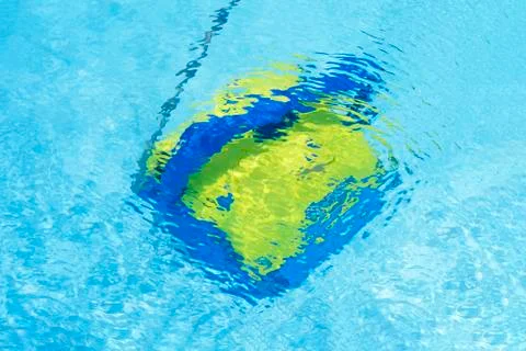 Automatic pool cleaners. Stock Photos