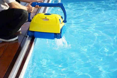 Automatic pool cleaners. Foto stock
