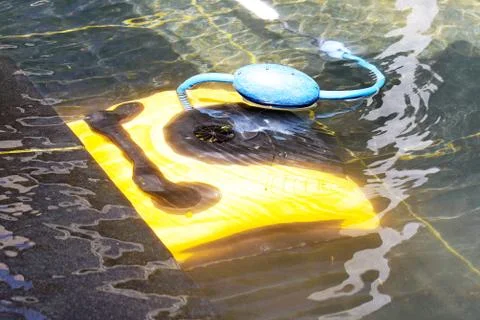 Automatic pool cleaners. Stock Photos