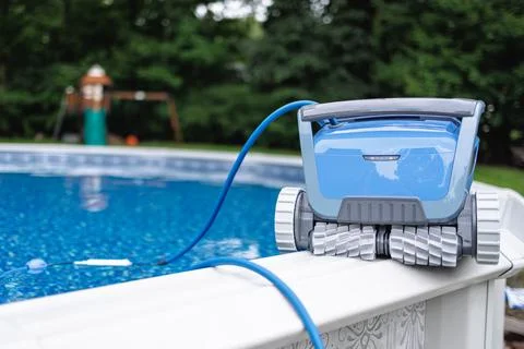 Automatic Pool Cleaning Robot Vacuum Stock Photos