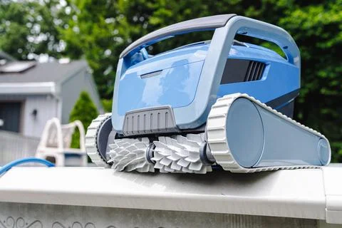 Automatic Pool Cleaning Robot Vacuum Stock Photos