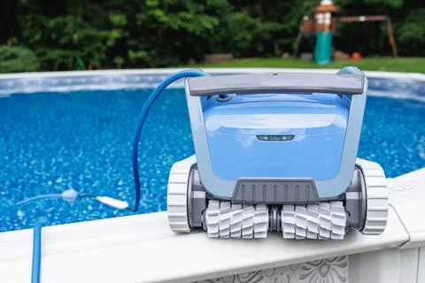Automatic Pool Cleaning Robot Vacuum Stock Photos