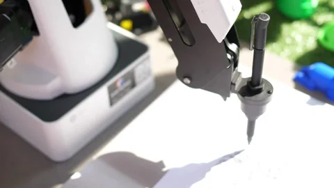 Automatic power plant hand mechanical material time construction automated .. Stock Footage 272773206
