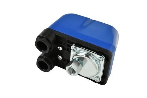 Automatic pressure switch Ral for water pump, Electric coil, for water supply Stock Photos