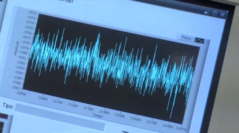 Automatic pressure testing machine software computer Stock Footage 65449077