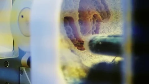 Automatic Process Dental Milling Machine Stock Footage 80036769