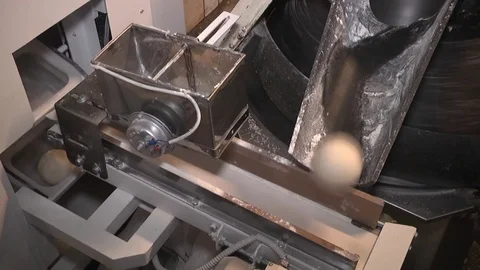 Automatic production of bread Stock Footage 71975888