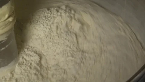 Automatic production of bread Stock Footage 71976236