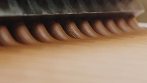 Automatic production of chocolates in a factory. Stock Footage 277244745