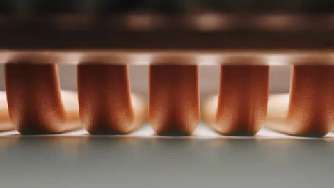 Automatic production of chocolates in a factory. Stock Footage 277244805