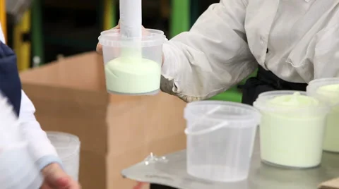 Automatic production line of ice cream Stock Footage 62264910