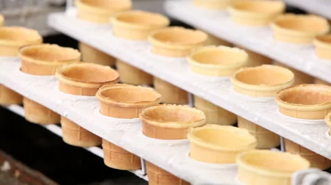 Automatic production line of ice cream Video stock 62265153