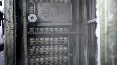 Automatic production line of ice cream Stock Footage 62269292