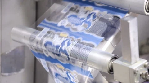 Automatic production line of ice cream Stock Footage 62271326