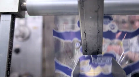 Automatic production line of ice cream Stock Footage 62271637