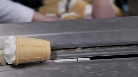 Automatic production line of ice cream Stock Footage 62271847