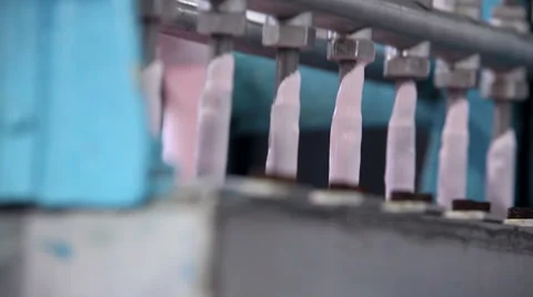 Automatic production line of ice cream Video stock 62272474