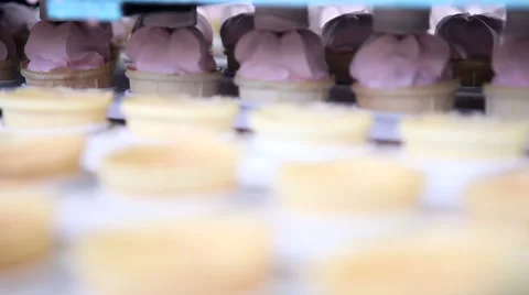 Automatic production line of ice cream Stock Footage 62273265