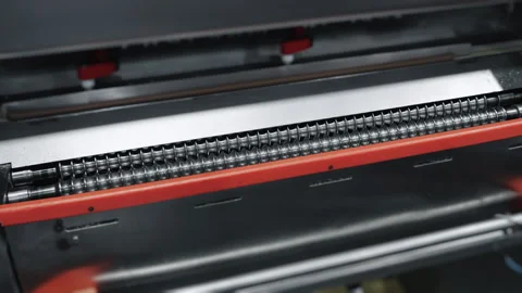 Automatic production of round caramel sweets at the factory. Stock Footage 277244832