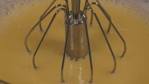 Automatic Push Whisk Eggs Stock-Footage 127477703