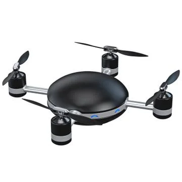 Automatic quadrocopter with camera Stock-Illustration