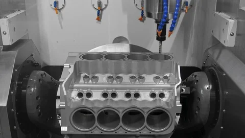 Automatic robot arm working in industrial environment Stock Footage 90402464