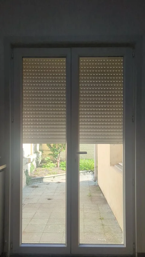 Automatic roller shutter Stock Footage 339860378