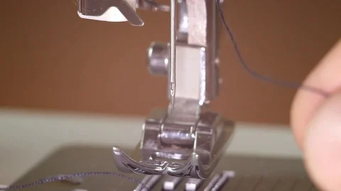 Automatic sewing machine threader Stock Footage 82228283