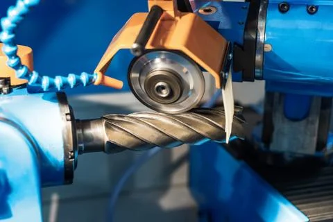 Automatic sharpening machine. Stock Photos