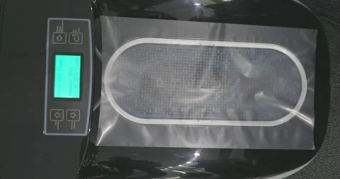 Automatic shoe covers putting on Stock Footage 107316367