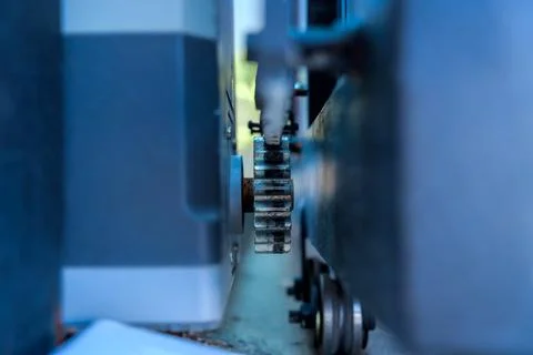 Automatic sliding front gate at modern villa 스톡 사진