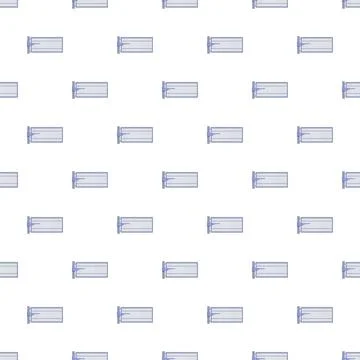 Automatic sliding gate pattern securing property entrance Stockillustratie