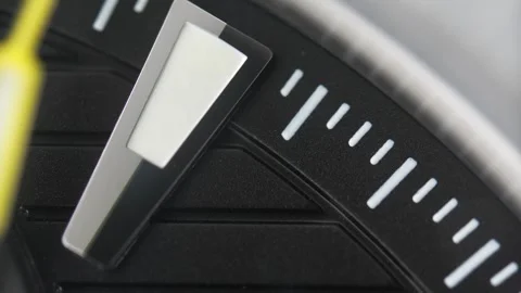 Automatic Sport Watch close up Stock Footage 250021619