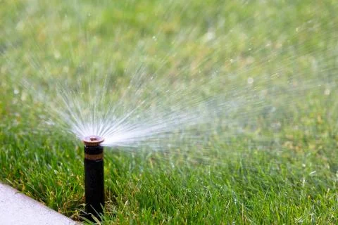 Automatic sprinkler Stock Photos