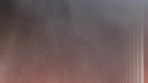 Automatic Sprinkler System Activated for Fire Control Stock Footage 301052190