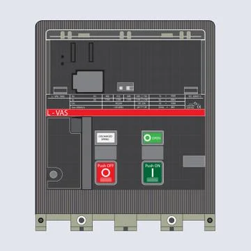 Automatic Switches Breaker Stock Illustration