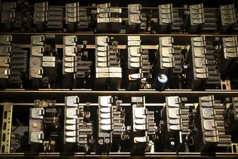 Automatic Switching Equipment System PC-32 Stock Photos