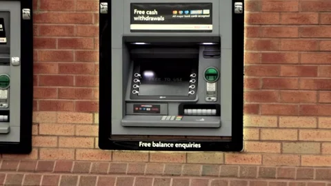 Automatic Teller Machine Stock Footage 246824778