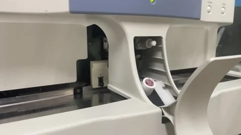 Automatic testing in laboratory. Stock Footage 282583002